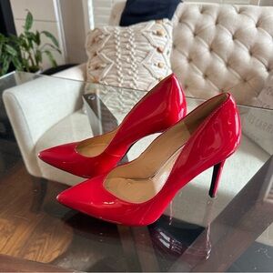 Jessica Simpson Bright Red Cassini Pump size 7.5